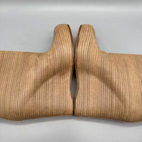 Maison Martin Margiela RARE Wood Look Wedge Ankle Boots Booties Size 39 $1,295 - Picture 6 of 8